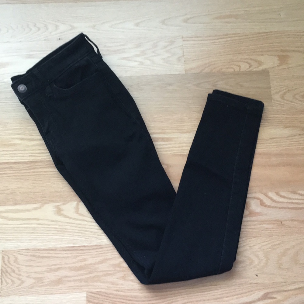 Hollister black skinny jeans